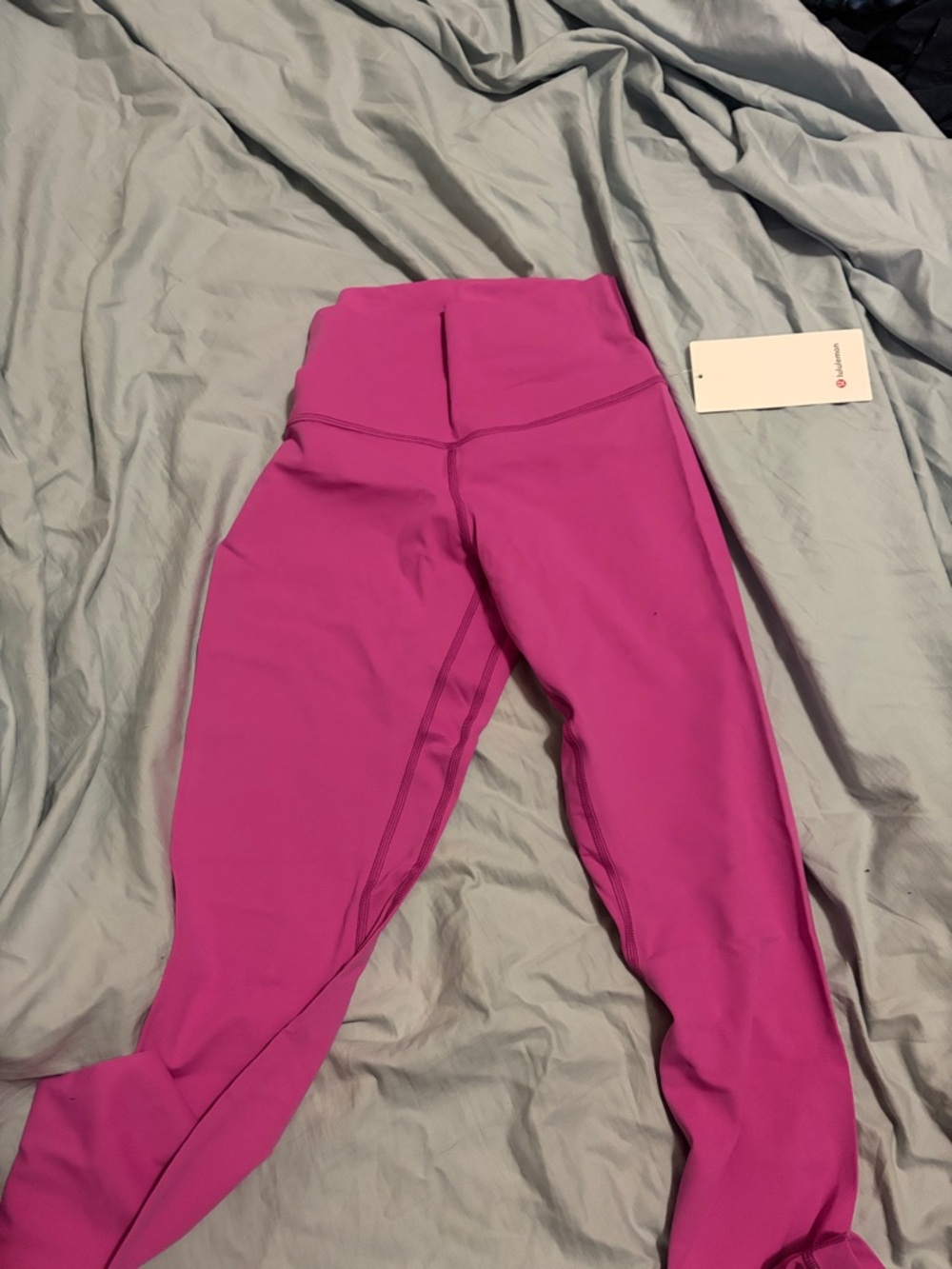 lululemon athletica Girls' Bright Pink High-Rise Leggings